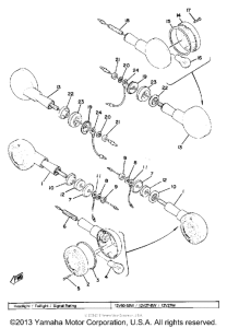 XS850SH Поворотники