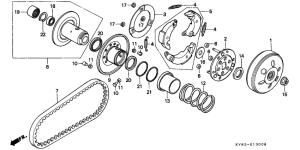 CH125 Вариатор