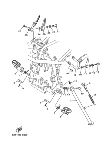 XG250 ｽﾀﾝﾄﾞ & ﾌｰﾄﾚｽﾄ