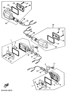 CW50T Поворотники
