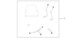SCV100 Ветровое стекло