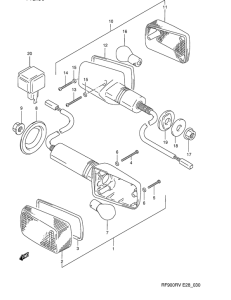 RF900 Поворотники