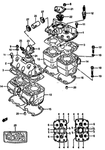 GS500 Цилиндр