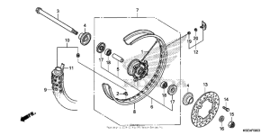  Переднее колесо