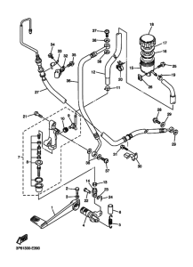 FJR1300A Задний тормозной цилиндр