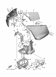 XV1900FDD Боковые обтекатели