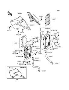 KX125 Радиатор