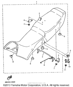GTS1000AE Сиденье