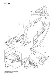 GSX1300BK Обтекатель задний