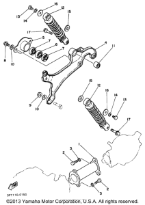 PW50J1 Rear arm - suspension