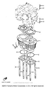 XS650SJ Цилиндры