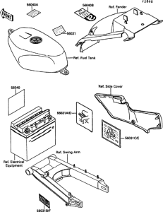 KR250 Наклейки
