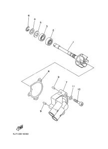 TZ125 Водяной насос