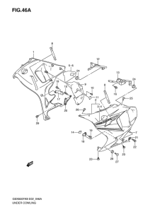 GSX650F Under cowling