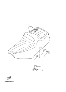 SR125 Сиденье