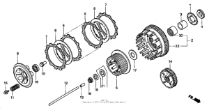 VT1100C3 Сцепление