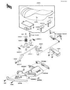 ZX750 Seat / seat cover