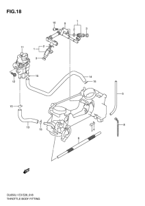 DL650 (ABS) Throttle body fitting
