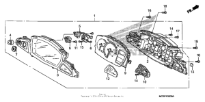 ST1300P (ABS) Спидометр