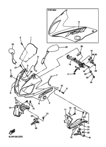 FZS1000 FZS10S Cowling comp