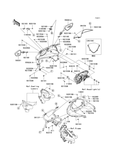 EX250 Обтекатели