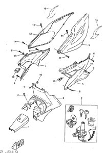 YQ50 Боковые обтекатели
