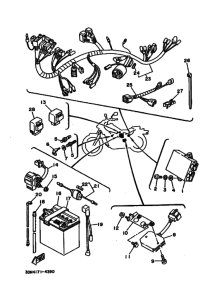 XV250 Equipo electrico