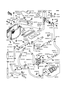 ZX1100 Радиатор