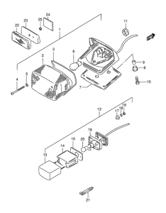 VS800 Задний комбинированный сигнал