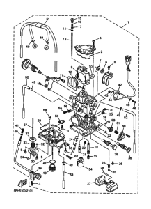 WR250F Carburetor assy
