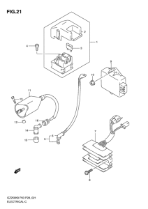 GZ250 Equipo electrico