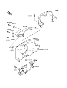ZR400 カウリング