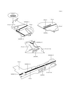 ZX600 Наклейка