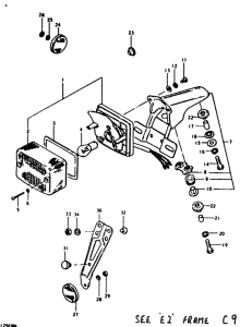 TS125 Задний комбинированный сигнал