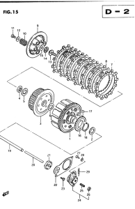 GSX400 Бендикс