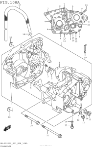 RM-Z250 Картер двигателя
