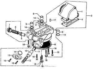 CB750 Масляный насос