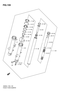 AN650 (ABS) Демпфер передней вилки