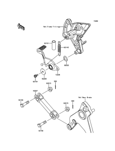 ZR1000 Педаль тормоза