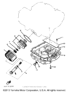 XJ650J Масляный фильтр