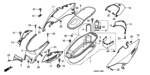 NHX110 Luggage box / body cover