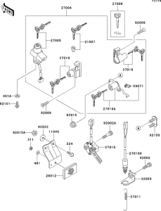 Замок зажигания