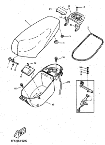 CW50RS Seat. carrier