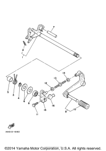 XT225R Переключение скоростей