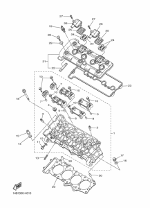 YZF-R1 Головка цилиндров