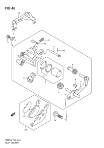 RM85 Задний суппорт