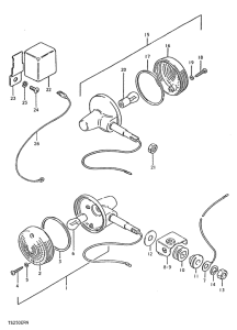 TS250 Поворотники