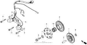 VFR750R Генератор