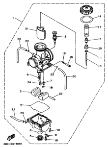 YZ250 Карбюратор