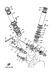 XV1600A XV1600AL Распределительный вал & chain